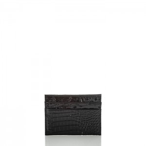 Men's Brahmin Charlie Wallets Black | HLZE9774