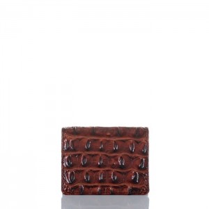 Men's Brahmin Leo Wallet Wallets Pecan Melbourne | PZRS7145