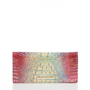 Women's Brahmin Ady Wallet Wallets Dragonfruit Ombre Mini Melbourne | ZVNK0163