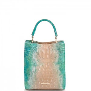 Women's Brahmin Amelia Bucket Bags Ocean Ombre Melbourne | MBQT3822