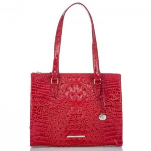 Women's Brahmin Anywhere Tote Tote Bags Carnation Melbourne | IJIB6710