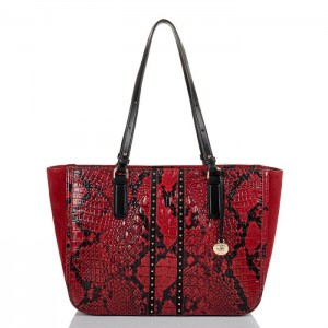 Women's Brahmin Ashlee Tote Bags Lipstick Avedon | WITN6826