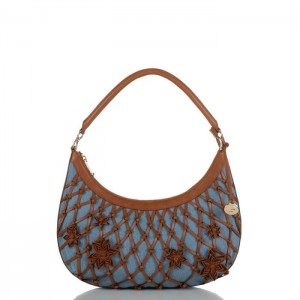 Women's Brahmin Bekka Shoulder Bags Brown | LJWM7034