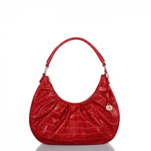 Women's Brahmin Bekka Shoulder Bags Red | YJJD9537