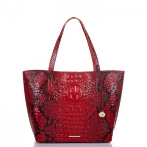 Women's Brahmin Brooke Tote Bags Lipstick Ombre Melbourne | UINF4322