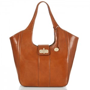 Women's Brahmin Carla Tote Bags Brown | HZML4695