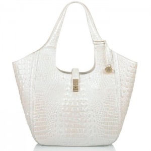 Women's Brahmin Carla Tote Bags Milk Melbourne | HXIC1232