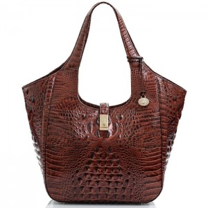 Women's Brahmin Carla Tote Bags Pecan Melbourne | IHVK7199