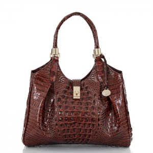 Women's Brahmin Celia Satchel Bags Pecan Melbourne | RNEG7791