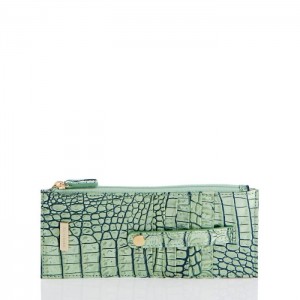 Women's Brahmin Credit Card Wallet Wallets Agave Melbourne | CVEE5966