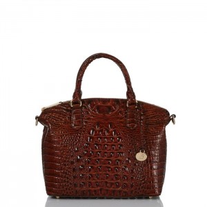 Women's Brahmin Duxbury Satchel Satchel Bags Pecan Melbourne | NPAU3505