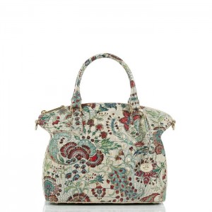 Women's Brahmin Duxbury Satchel Satchel Bags Brocade Melbourne | SUZM9603