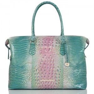 Women's Brahmin Duxbury Weekender Travel Bags Cotton Candy Ombre Melbourne | ONNV7052