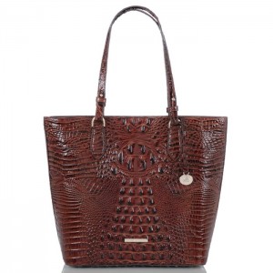 Women's Brahmin Ellen Tote Bags Pecan Melbourne | DRJU8688