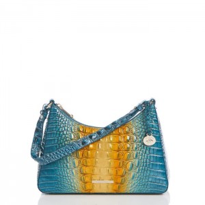 Women's Brahmin Esme Shoulder Bags Bermuda Ombre Melbourne | XOPQ9673