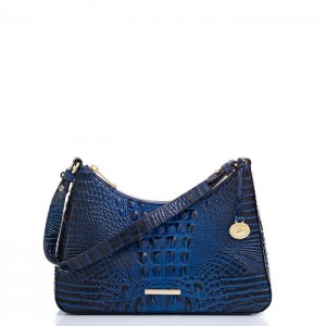 Women's Brahmin Esme Shoulder Bags Blue | ACEK8715