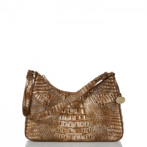 Women's Brahmin Esme Shoulder Bags Cashew Melbourne | VKLF4719