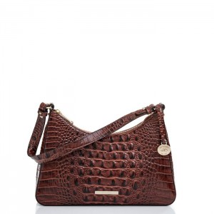 Women's Brahmin Esme Shoulder Bags Pecan Melbourne | BXVJ0353