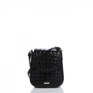 Women's Brahmin Everlee Crossbody Bags Black | CONV7038