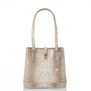 Women's Brahmin Fiora Bucket Bags Clay Melbourne | ELAY8616