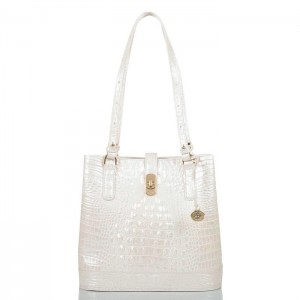 Women's Brahmin Fiora Bucket Bags Milk Melbourne | IEPH9843