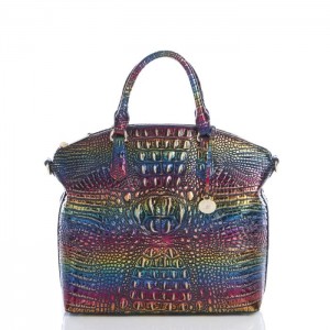 Women's Brahmin Large Duxbury Satchel Satchel Bags Technicolor Melbourne | CJFP0507