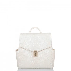 Women's Brahmin Liz Backpacks Milk Melbourne | RMST1015