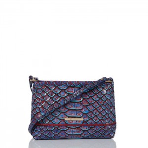 Women's Brahmin Lorelei Shoulder Bags Blue | ZFRC6434