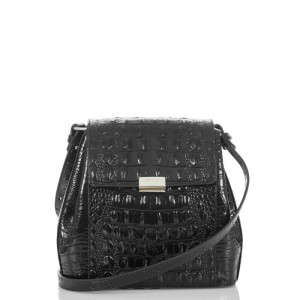 Women's Brahmin Margo Crossbody Bags Black | JVUJ1035