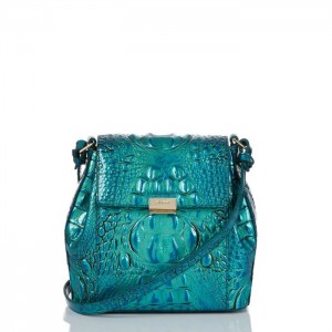 Women's Brahmin Margo Crossbody Bags Peacock | HTTJ3699