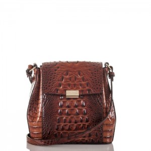 Women's Brahmin Margo Crossbody Bags Pecan Melbourne | CYCC8990