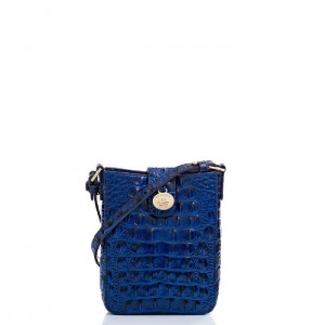 Women's Brahmin Marley Crossbody Bags Blue | CAAT0456