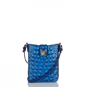 Women's Brahmin Marley Crossbody Bags Blue | BWLL3193