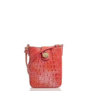 Women's Brahmin Marley Crossbody Bags Coral | ZNBP4467