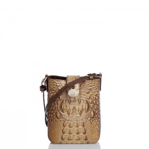 Women's Brahmin Marley Crossbody Bags Teak Ombre Melbourne | OOUM0460