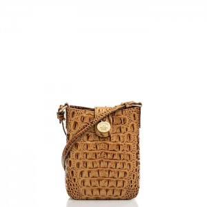 Women's Brahmin Marley Crossbody Bags Toasted Melbourne | WGBC9434