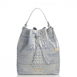 Women's Brahmin Marlowe Bucket Bags Eggshell Melbourne | YCQG6725