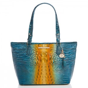 Women's Brahmin Medium Asher Tote Bags Bermuda Ombre Melbourne | WLGT8658