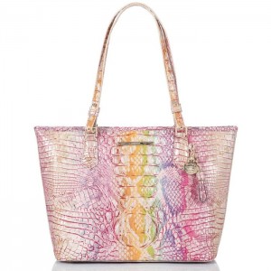 Women's Brahmin Medium Asher Tote Bags Optimism Melbourne | PFIG8309