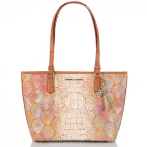 Women's Brahmin Medium Asher Tote Bags Scallop Bondi | PWKP1931