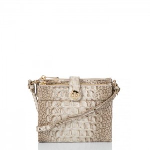 Women's Brahmin Mina Crossbody Bags Clay Melbourne | LIGF5905