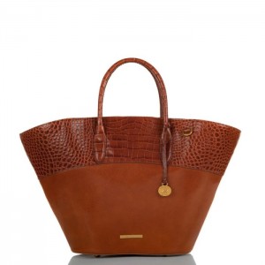 Women's Brahmin Mira Tote Bags Butterscotch Laurence | VFHR5001