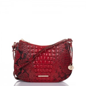 Women's Brahmin Shayna Crossbody Bags Lipstick Ombre Melbourne | OKVI7190