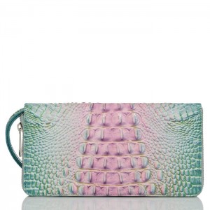 Women's Brahmin Skyler Wallets Cotton Candy Ombre Melbourne | UDZG2329