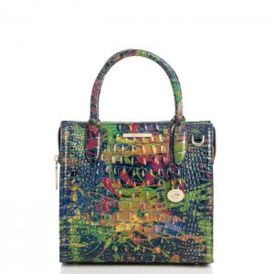 Women's Brahmin Small Caroline Satchel Bags Festival Melbourne | ULDN2801