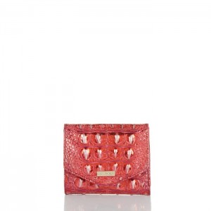 Women's Brahmin Small Veronica Wallets Red | BKTJ5200