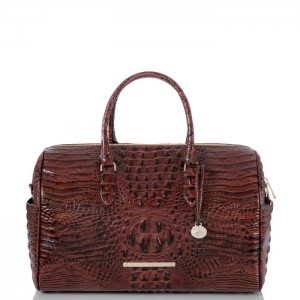 Women's Brahmin Spencer Travel Bags Pecan Melbourne | ERQB8150