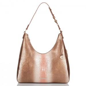 Women's Brahmin Tabitha Shoulder Bags Beige | VQGF9236