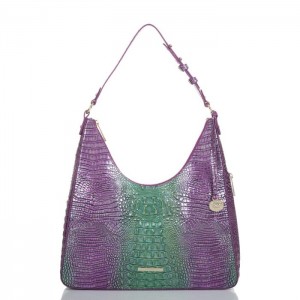 Women's Brahmin Tabitha Shoulder Bags Hyacinth Ombre Mini Melbourne | ODST1222