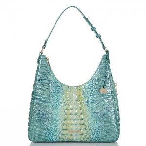 Women's Brahmin Tabitha Shoulder Bags Seafoam Ombre Melbourne | GJUY1707